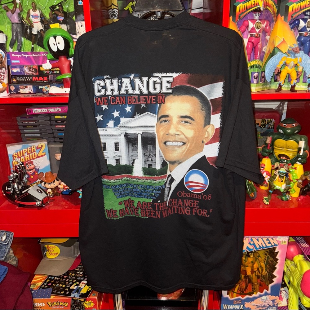 Vintage 08 Barrack Obama campaign T-shirt
